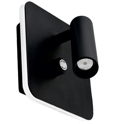 Φωτιστικό Reading Light LED 9W Φωτισμού Εμπρός-Πίσω Θερμό Φως Μαύρο 3-6611